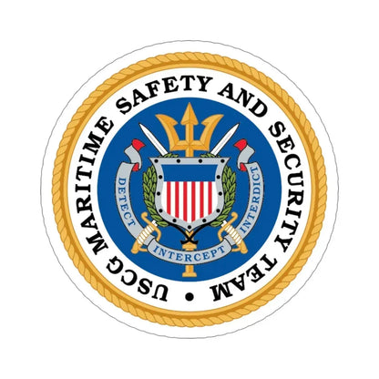 CG Maritime Safety & Security Team (U.S. Coast Guard) STICKER Vinyl Die-Cut Decal 5 Inch - The Sticker Space