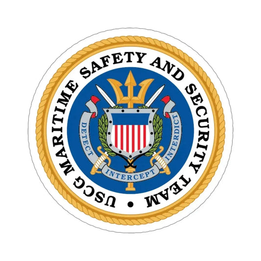 CG Maritime Safety & Security Team (U.S. Coast Guard) STICKER Vinyl Die-Cut Decal 6 Inch - The Sticker Space