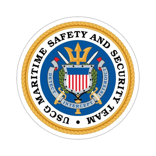 CG Maritime Safety & Security Team (U.S. Coast Guard) STICKER Vinyl Die-Cut Decal 6 Inch - The Sticker Space