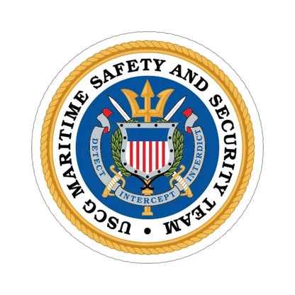 CG Maritime Safety & Security Team (U.S. Coast Guard) STICKER Vinyl Die-Cut Decal - The Sticker Space