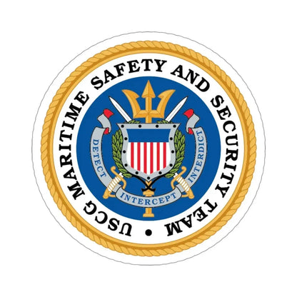 CG Maritime Safety & Security Team (U.S. Coast Guard) STICKER Vinyl Die-Cut Decal - The Sticker Space