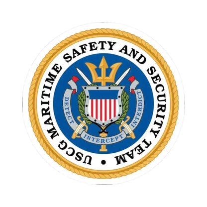 CG Maritime Safety & Security Team (U.S. Coast Guard) STICKER Vinyl Kiss-Cut Decal 2 Inch White - The Sticker Space