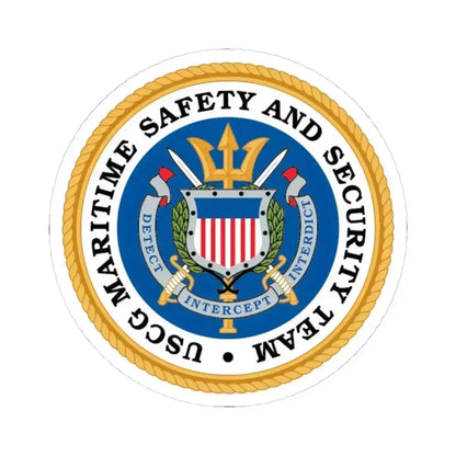 CG Maritime Safety & Security Team (U.S. Coast Guard) STICKER Vinyl Kiss-Cut Decal 6 Inch White - The Sticker Space