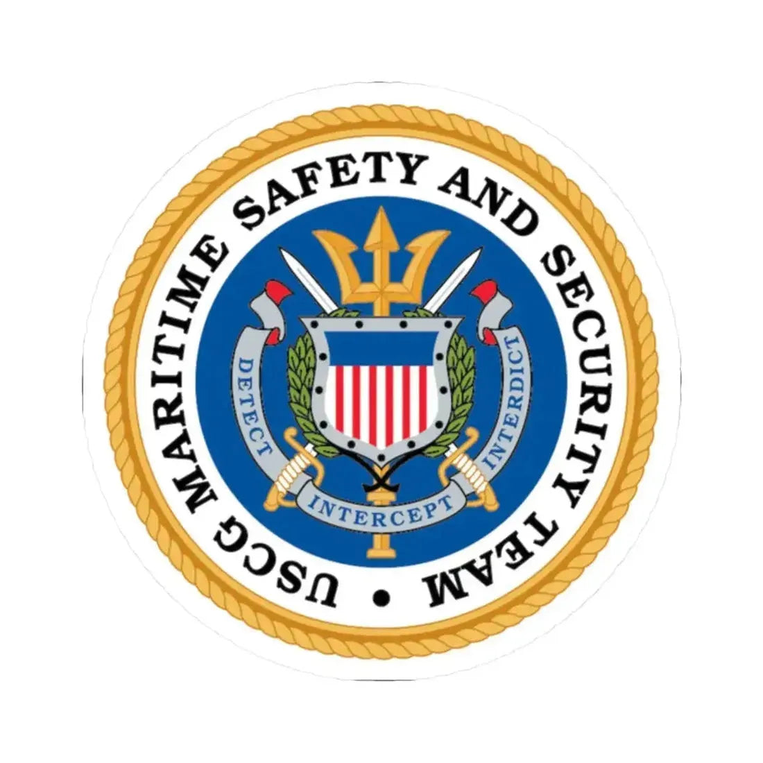CG Maritime Safety & Security Team (U.S. Coast Guard) STICKER Vinyl Kiss-Cut Decal - The Sticker Space
