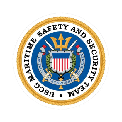 CG Maritime Safety & Security Team (U.S. Coast Guard) STICKER Vinyl Kiss-Cut Decal - The Sticker Space