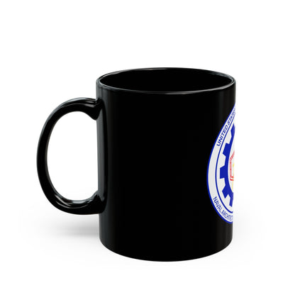 CG Naval Architecture & Marine Eng (U.S. Coast Guard) Black Coffee Mug-The Sticker Space