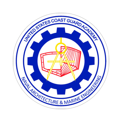 CG Naval Architecture & Marine Eng (U.S. Coast Guard) STICKER Vinyl Die-Cut Decal-2 Inch-The Sticker Space