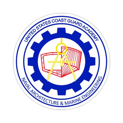 CG Naval Architecture & Marine Eng (U.S. Coast Guard) STICKER Vinyl Die-Cut Decal-3 Inch-The Sticker Space