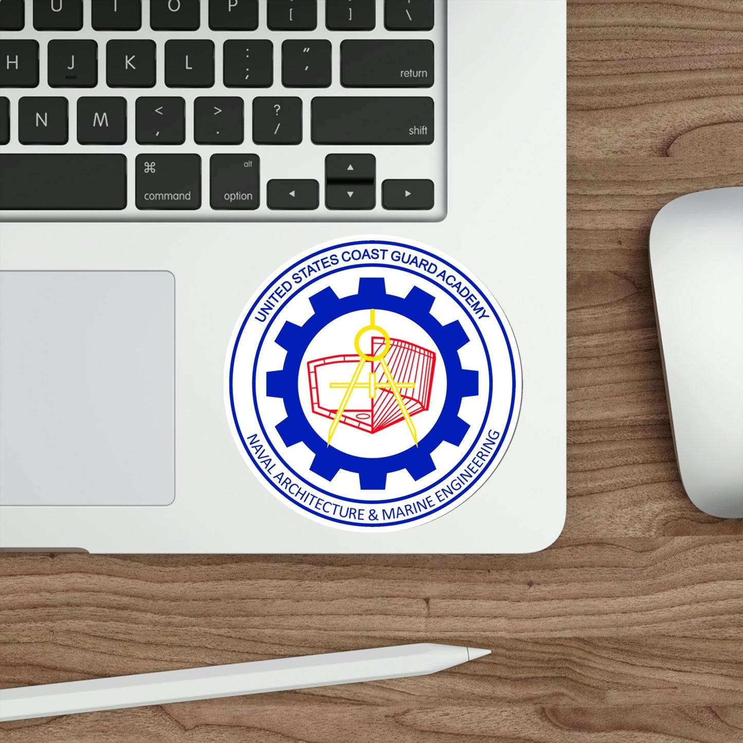 CG Naval Architecture & Marine Eng (U.S. Coast Guard) STICKER Vinyl Die-Cut Decal-The Sticker Space