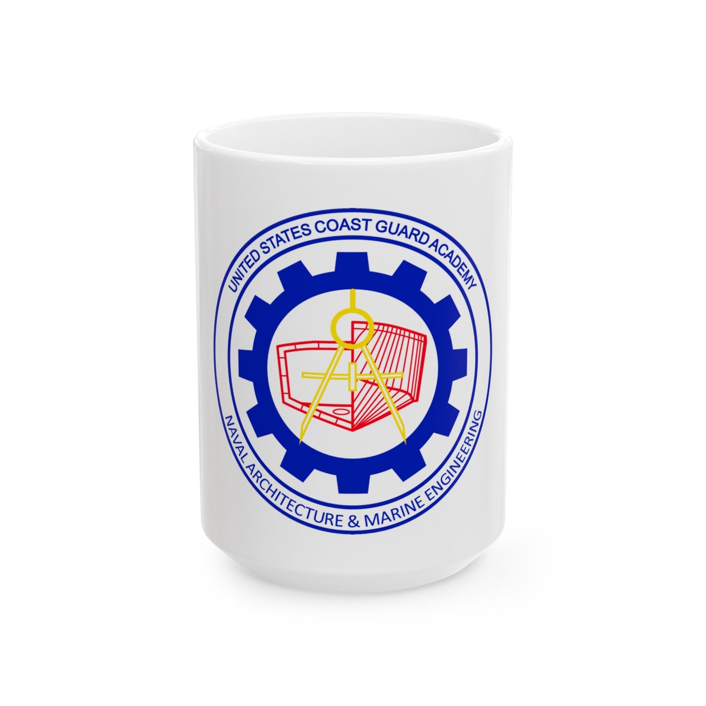 CG Naval Architecture & Marine Eng (U.S. Coast Guard) White Coffee Mug-15oz-The Sticker Space