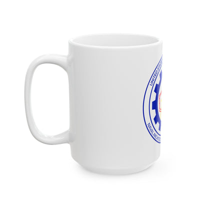 CG Naval Architecture & Marine Eng (U.S. Coast Guard) White Coffee Mug-The Sticker Space