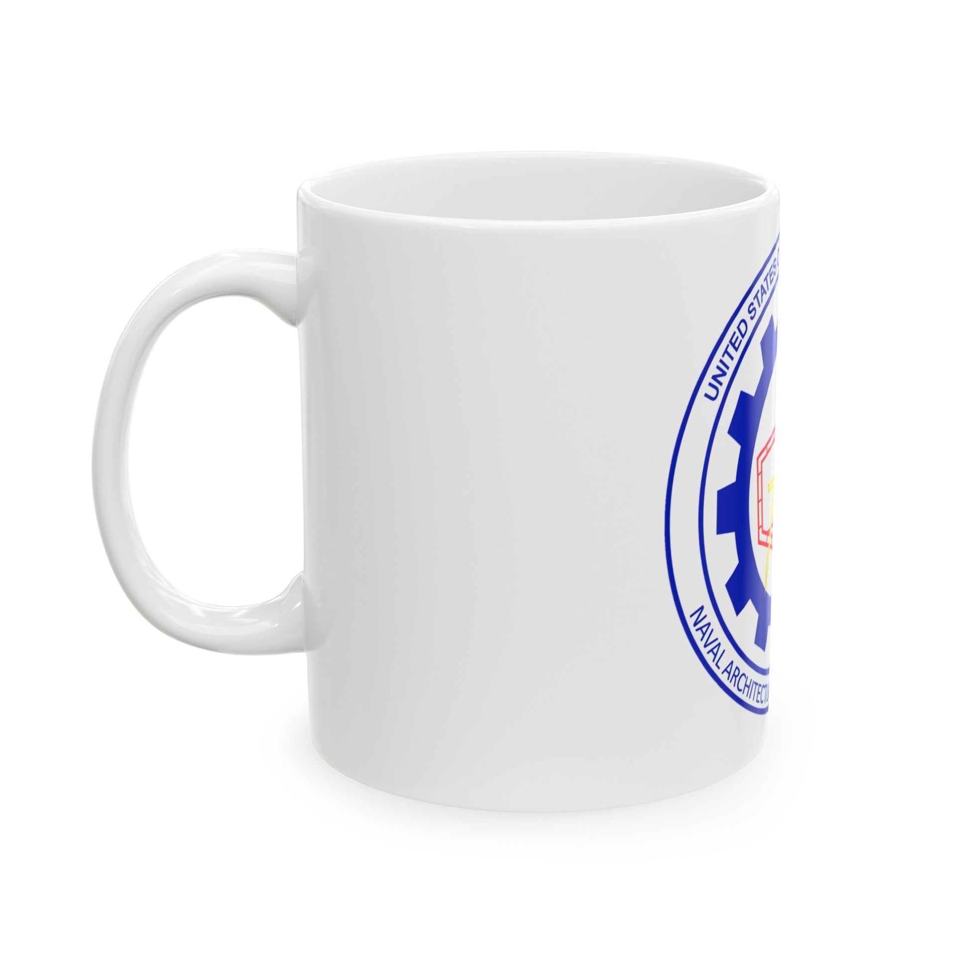 CG Naval Architecture & Marine Eng (U.S. Coast Guard) White Coffee Mug-The Sticker Space