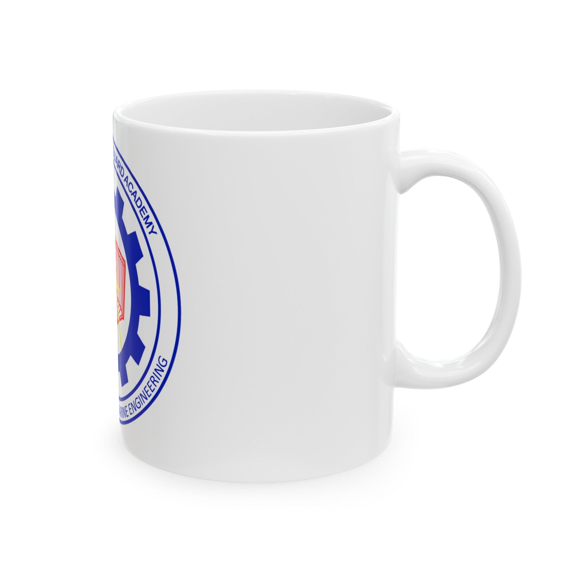 CG Naval Architecture & Marine Eng (U.S. Coast Guard) White Coffee Mug-The Sticker Space