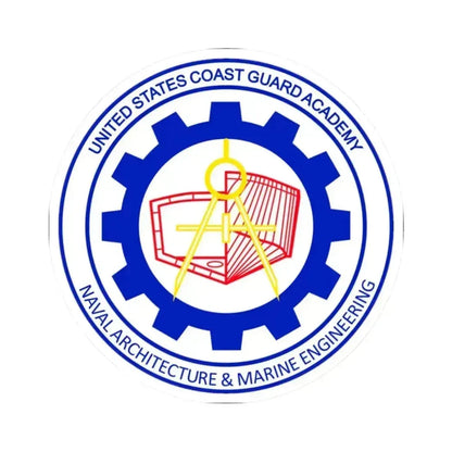 CG Naval Architecture & Marine Eng (U.S. Coast Guard) STICKER Vinyl Kiss-Cut Decal 2 Inch White - The Sticker Space