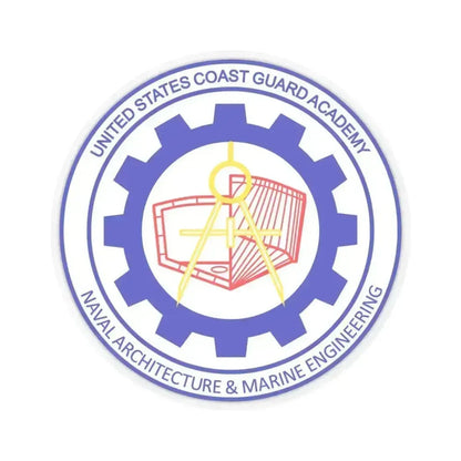 CG Naval Architecture & Marine Eng (U.S. Coast Guard) STICKER Vinyl Kiss-Cut Decal 3 Inch Transparent - The Sticker Space