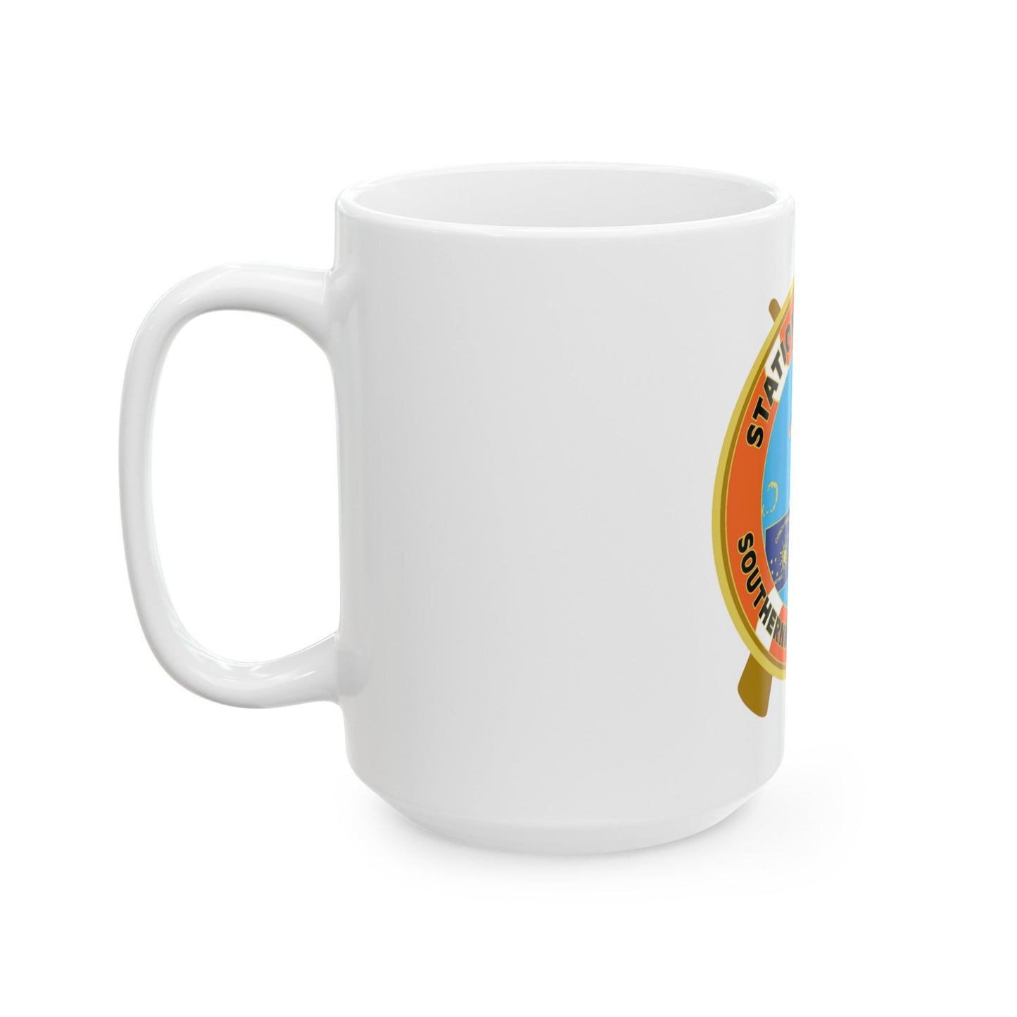 CG Station Key West (U.S. Coast Guard) White Coffee Mug-The Sticker Space