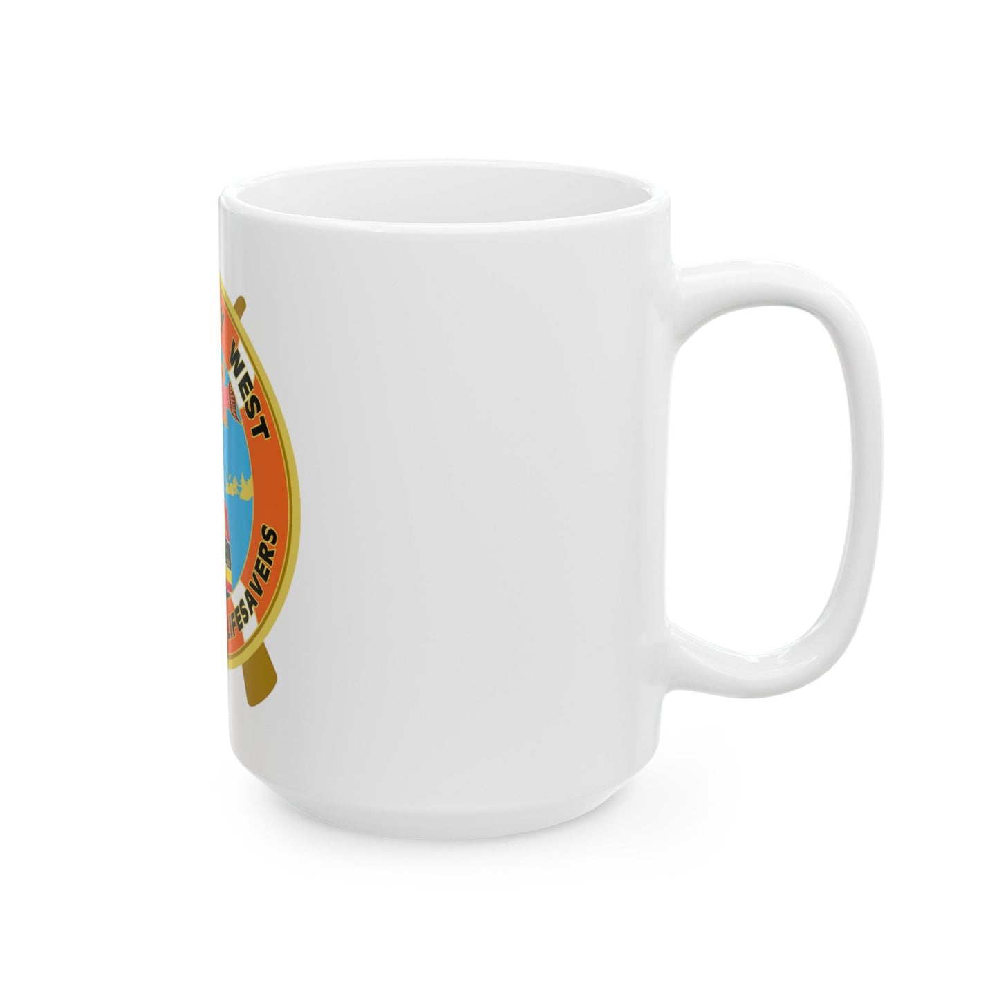 CG Station Key West (U.S. Coast Guard) White Coffee Mug-The Sticker Space