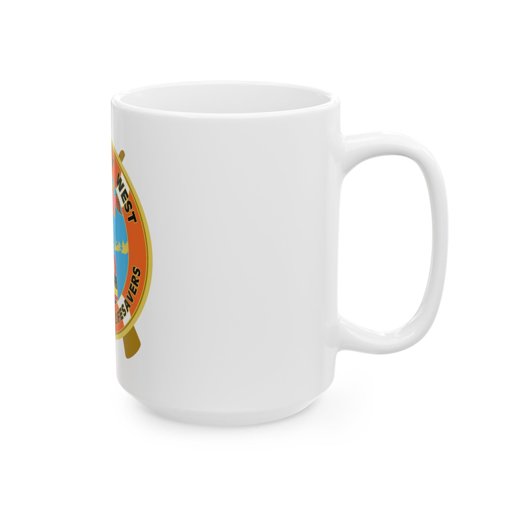 CG Station Key West (U.S. Coast Guard) White Coffee Mug-The Sticker Space