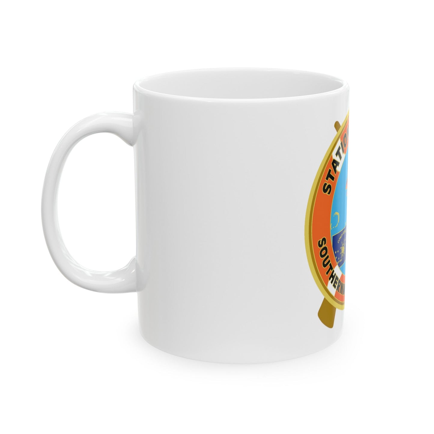 CG Station Key West (U.S. Coast Guard) White Coffee Mug-The Sticker Space