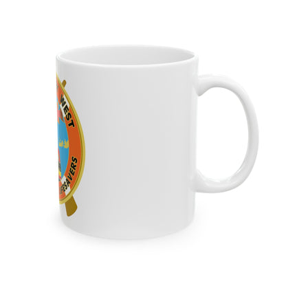 CG Station Key West (U.S. Coast Guard) White Coffee Mug-The Sticker Space