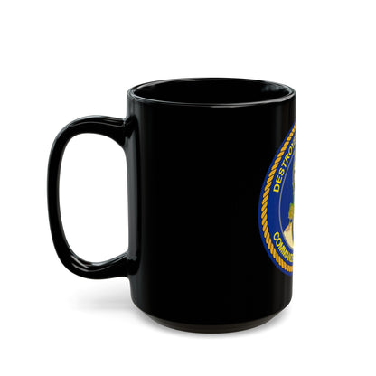 CGLO DESRON 60 CTF 65 Destroyer Squadron 60 and Command Task Force 65 Rota Spain (U.S. Navy) Black Coffee Mug-The Sticker Space