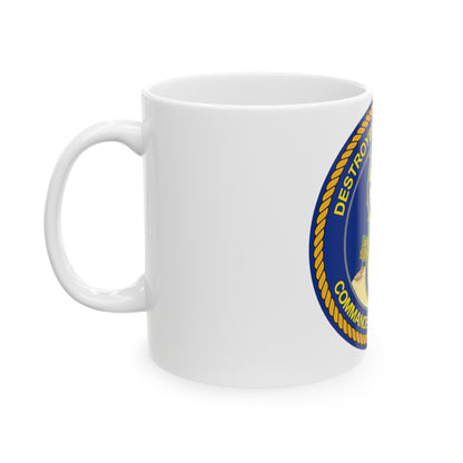 CGLO DESRON 60 CTF 65 Destroyer Squadron 60 and Command Task Force 65 Rota Spain (U.S. Navy) White Coffee Mug-The Sticker Space