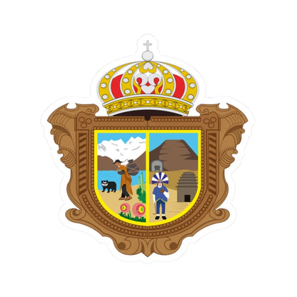 Chacas-escudo (Peru) (Coat of Arms) STICKER Vinyl Kiss-Cut Decal 2 Inch White - The Sticker Space