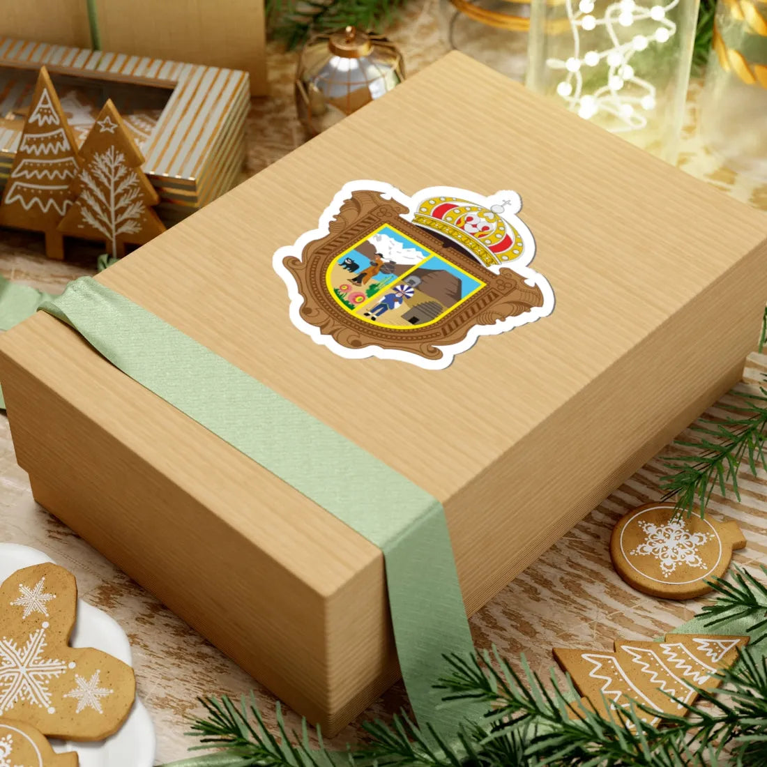 Chacas-escudo (Peru) (Coat of Arms) STICKER Vinyl Kiss-Cut Decal - The Sticker Space