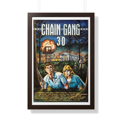 CHAIN GANG 1984 - Framed Movie Poster-20" x 30"-The Sticker Space