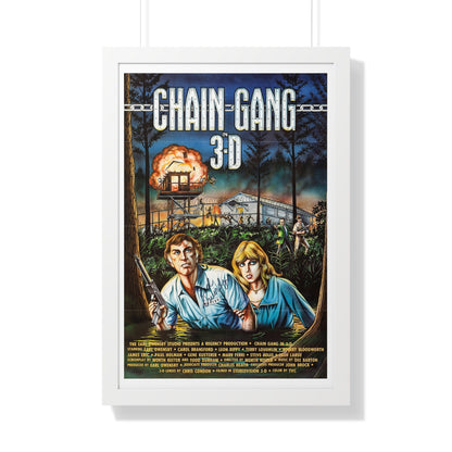 CHAIN GANG 1984 - Framed Movie Poster-20" x 30"-The Sticker Space