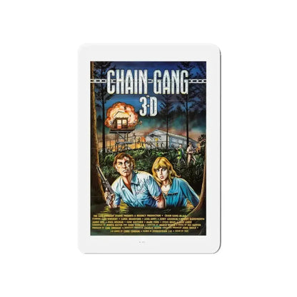 CHAIN GANG 1984 Movie Poster - Refrigerator Magnet - The Sticker Space