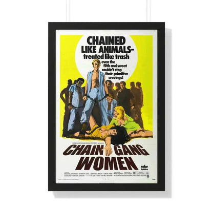 CHAIN GANG WOMEN 1971 - Framed Movie Poster - The Sticker Space