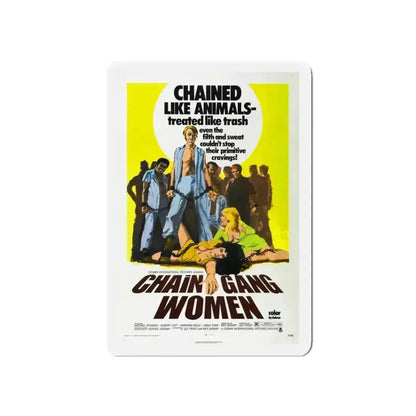 CHAIN GANG WOMEN 1971 Movie Poster - Refrigerator Magnet - The Sticker Space