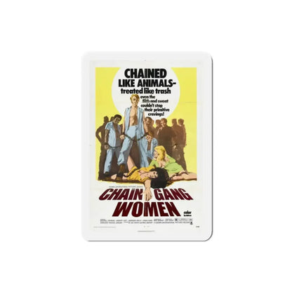 Chain Gang Women 1971 Movie Poster Refrigerator Magnet - The Sticker Space