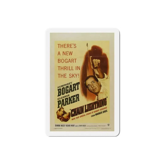 Chain Lightning 1950 Movie Poster Refrigerator Magnet 2 Inch - The Sticker Space