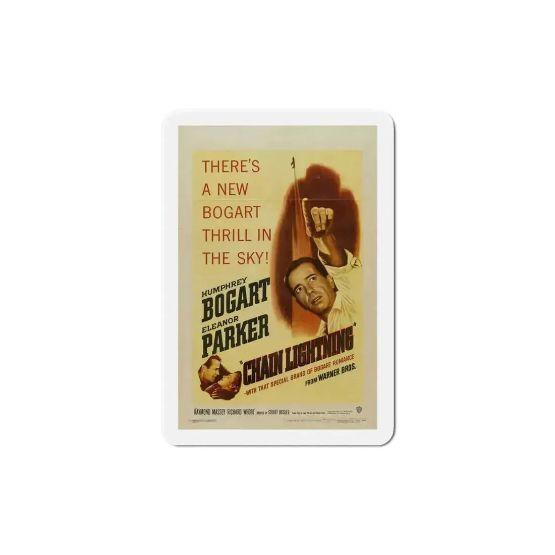 Chain Lightning 1950 Movie Poster Refrigerator Magnet - The Sticker Space