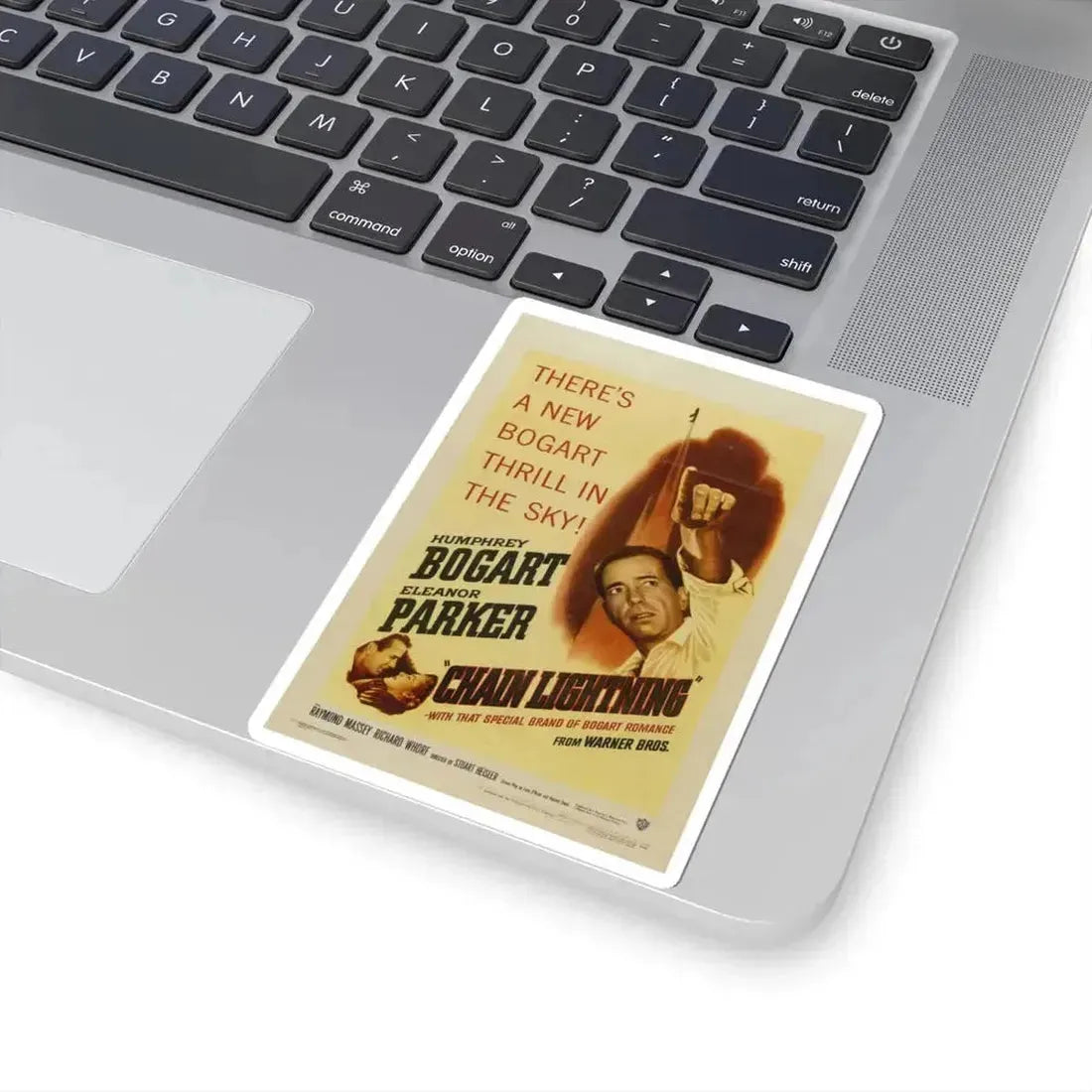 Chain Lightning 1950 Movie Poster - STICKER Vinyl Kiss-Cut Decal - The Sticker Space