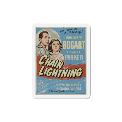 Chain Lightning 1950 v2 Movie Poster Die-Cut Magnet-4 Inch-The Sticker Space