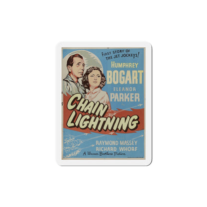 Chain Lightning 1950 v2 Movie Poster Die-Cut Magnet-6 Inch-The Sticker Space