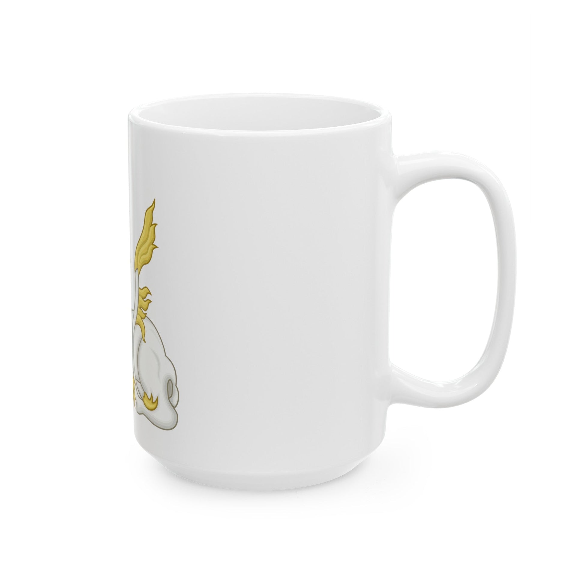 Chained Antelope Badge of Henry V & VI - White Coffee Mug-The Sticker Space