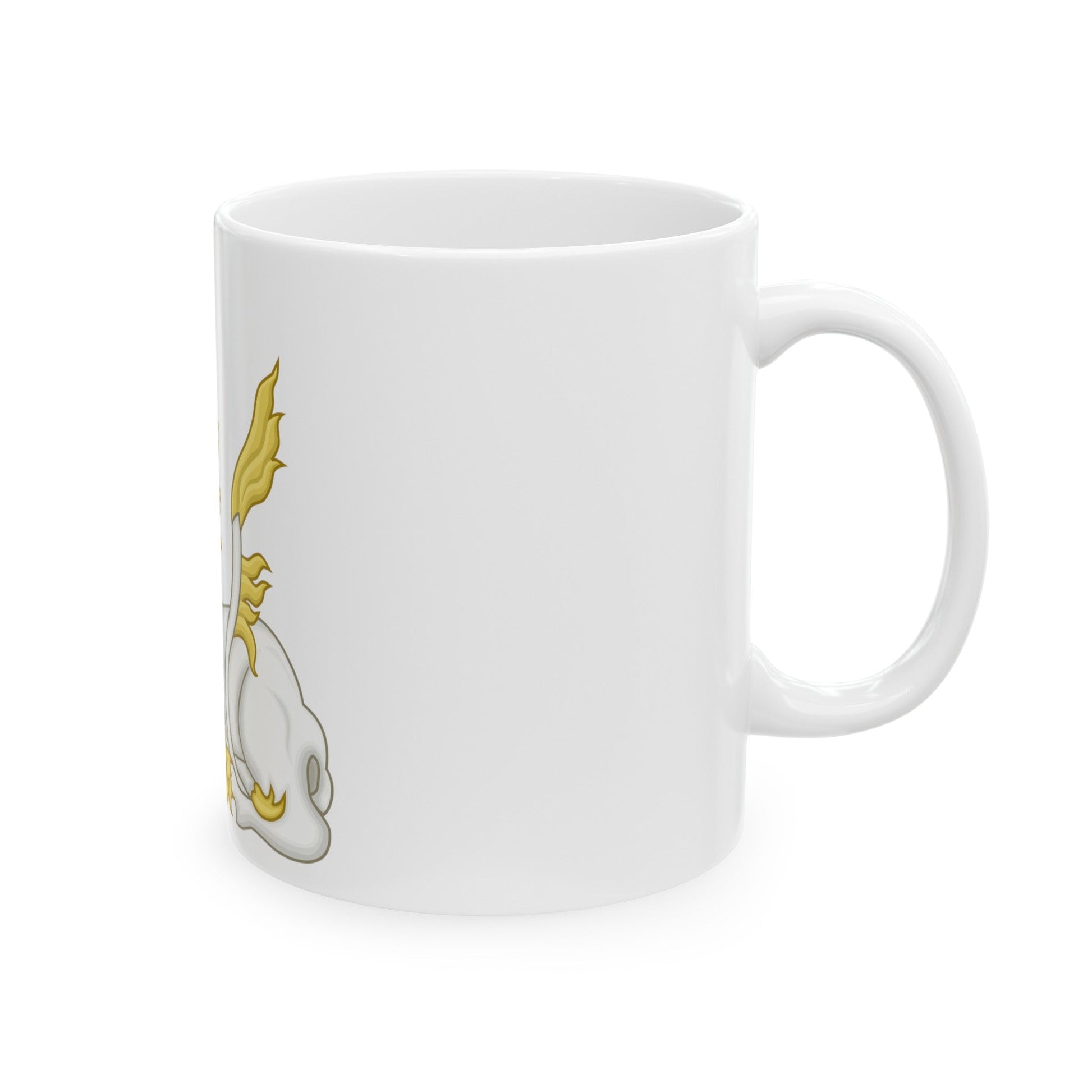 Chained Antelope Badge of Henry V & VI - White Coffee Mug-The Sticker Space