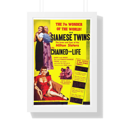 CHAINED FOR LIFE 1952 - Framed Movie Poster-16″ x 24″-The Sticker Space