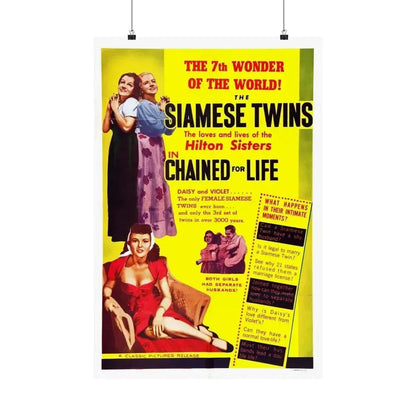 CHAINED FOR LIFE 1952 - Paper Movie Poster 20″ x 30″ Matte - The Sticker Space