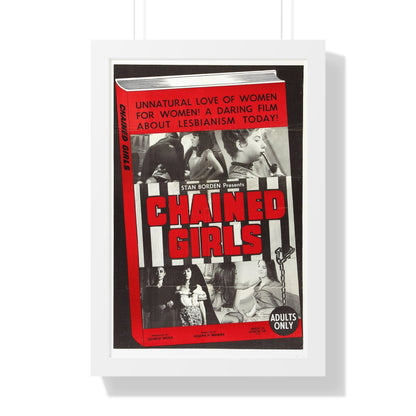 CHAINED GIRLS 1965 - Framed Movie Poster-16″ x 24″-The Sticker Space