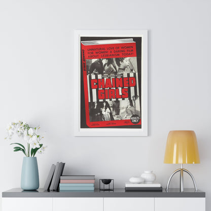 CHAINED GIRLS 1965 - Framed Movie Poster-The Sticker Space