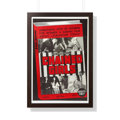 CHAINED GIRLS 1965 - Framed Movie Poster-20" x 30"-The Sticker Space