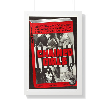 CHAINED GIRLS 1965 - Framed Movie Poster-20" x 30"-The Sticker Space