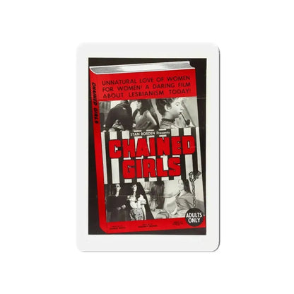 CHAINED GIRLS 1965 Movie Poster - Refrigerator Magnet 5 Inch - The Sticker Space
