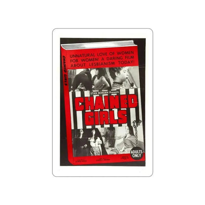 CHAINED GIRLS 1965 Movie Poster STICKER Vinyl Die-Cut Decal 3 Inch - The Sticker Space
