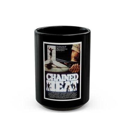 CHAINED HEAT 1983 Movie Poster - Black Coffee Mug-15oz-The Sticker Space